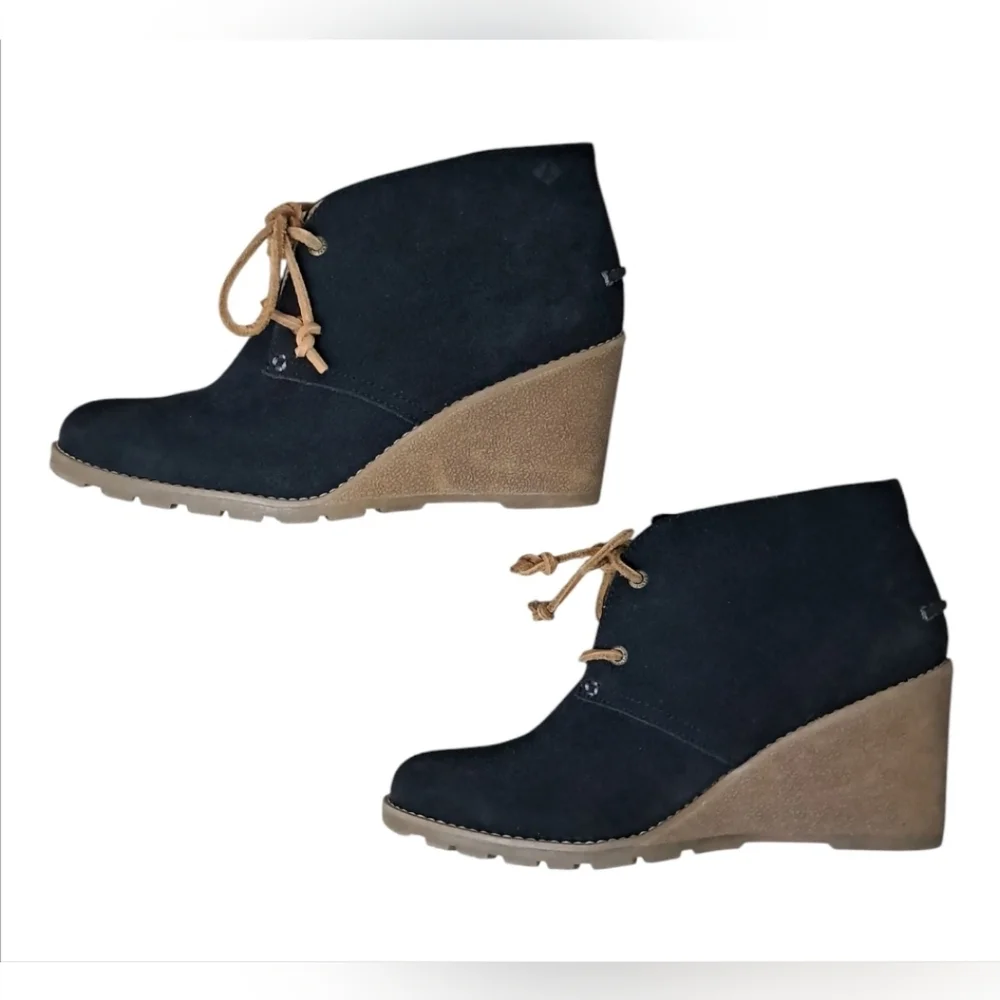 Sperry Top Sider Womens Stella Prow Wedge Chukka Boot Size 9.5M